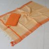 Ikkat Top and Temple Border Dupatta - ITD-11