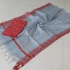 Ikkat Top and Temple Border Dupatta - ITD-07