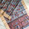 Tussar Silk Kalamkari Saree - TSK-06
